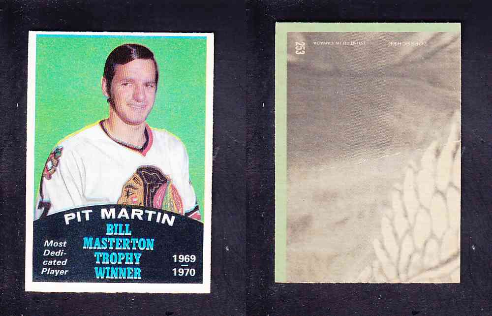 1970-71 O-PEE-CHEE HOCKEY CARD #253 P. MARTIN photo