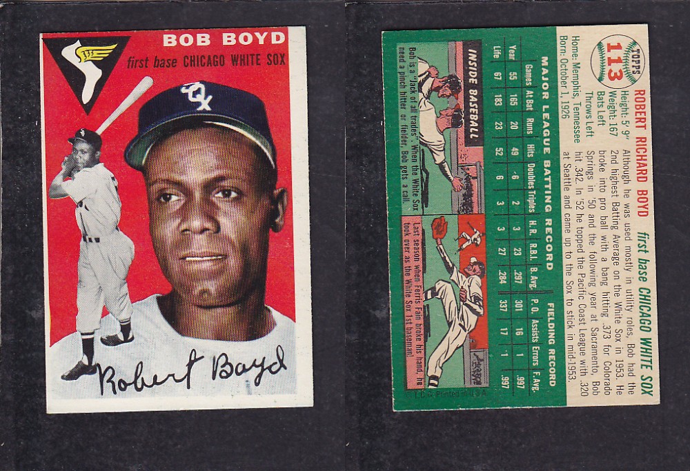 1952 TOPPS BASEBALL CARD #113 R. BOYD photo