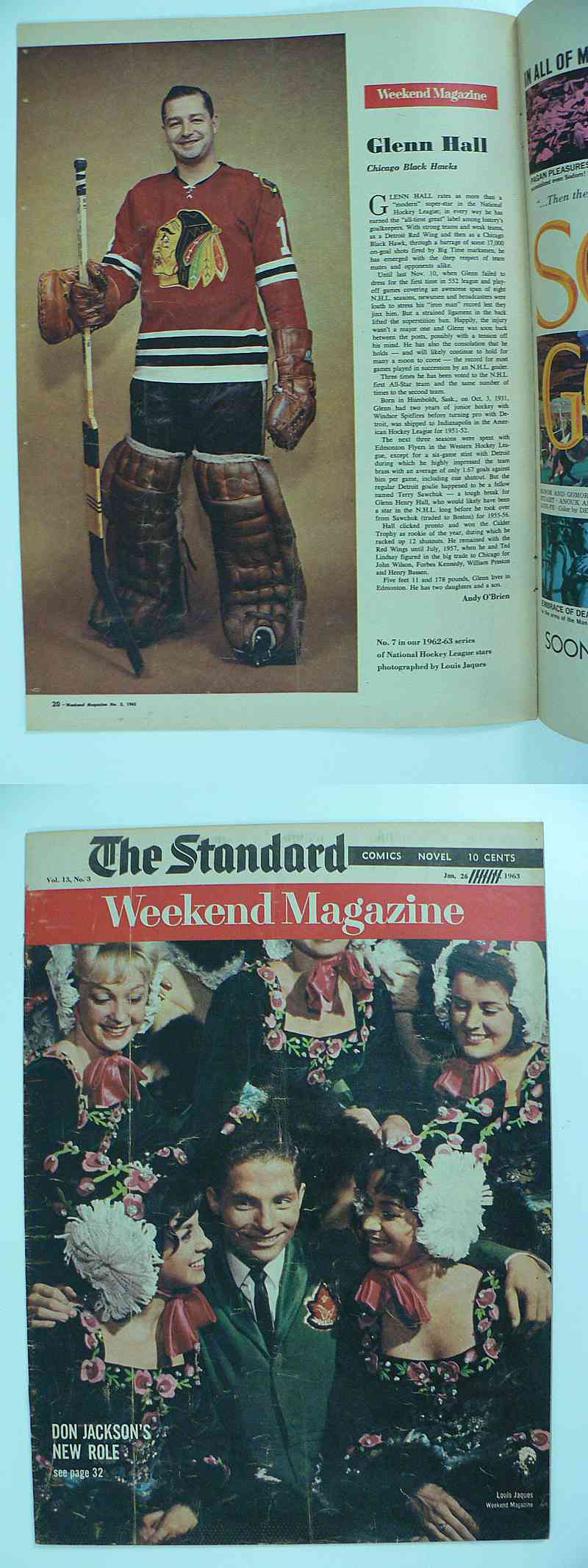 1963 WEEKEND FULL MAGAZINE G.HALL PHOTO photo