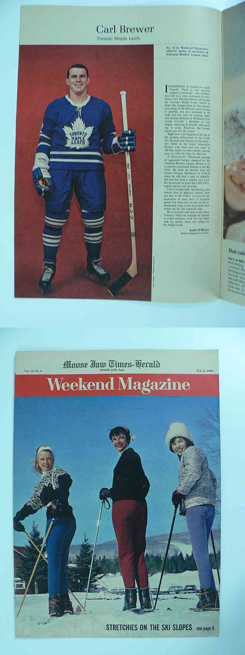 1964 WEEKEND FULL MAGAZINE C.BREWER PHOTO photo