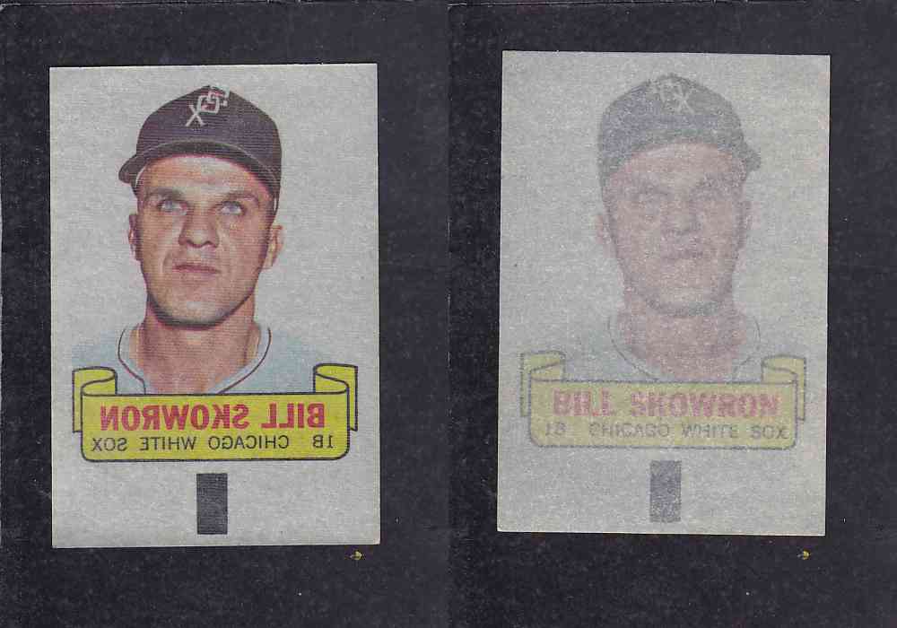 1966 TOPPS RUB-OFFS B. SKOWRON photo