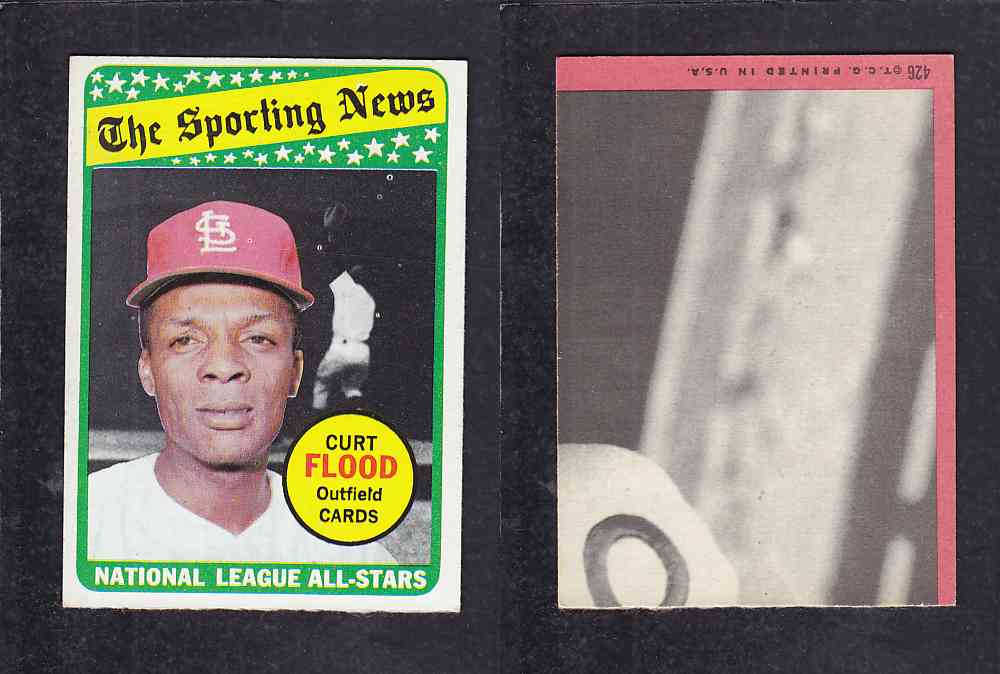 1969 TOPPS BASEBALL CARD #426 M. FLOOD photo