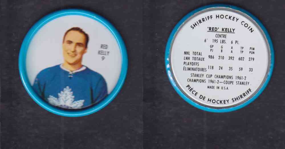 1962-63 SHIRRIFF HOCKEY COIN #9 R. KELLY photo