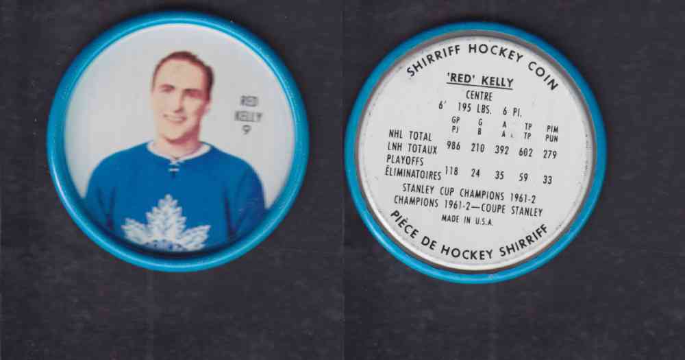 1962-63 SHIRRIFF HOCKEY COIN #9 R. KELLY photo