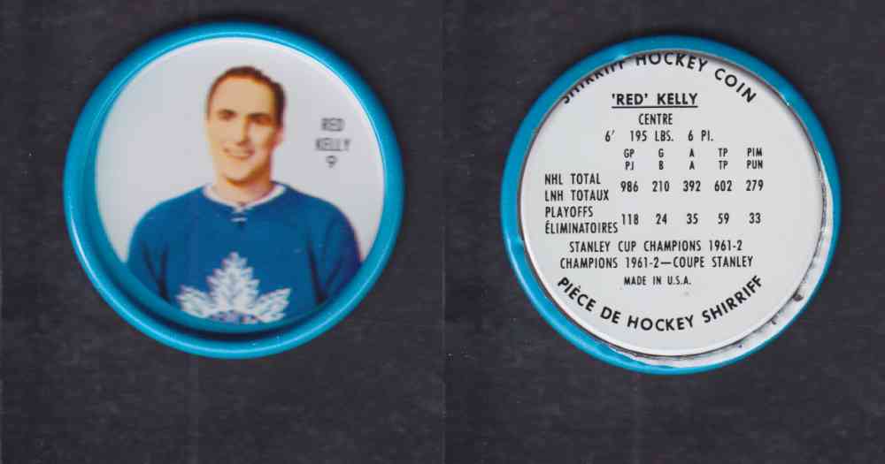 1962-63 SHIRRIFF HOCKEY COIN #9 R. KELLY photo