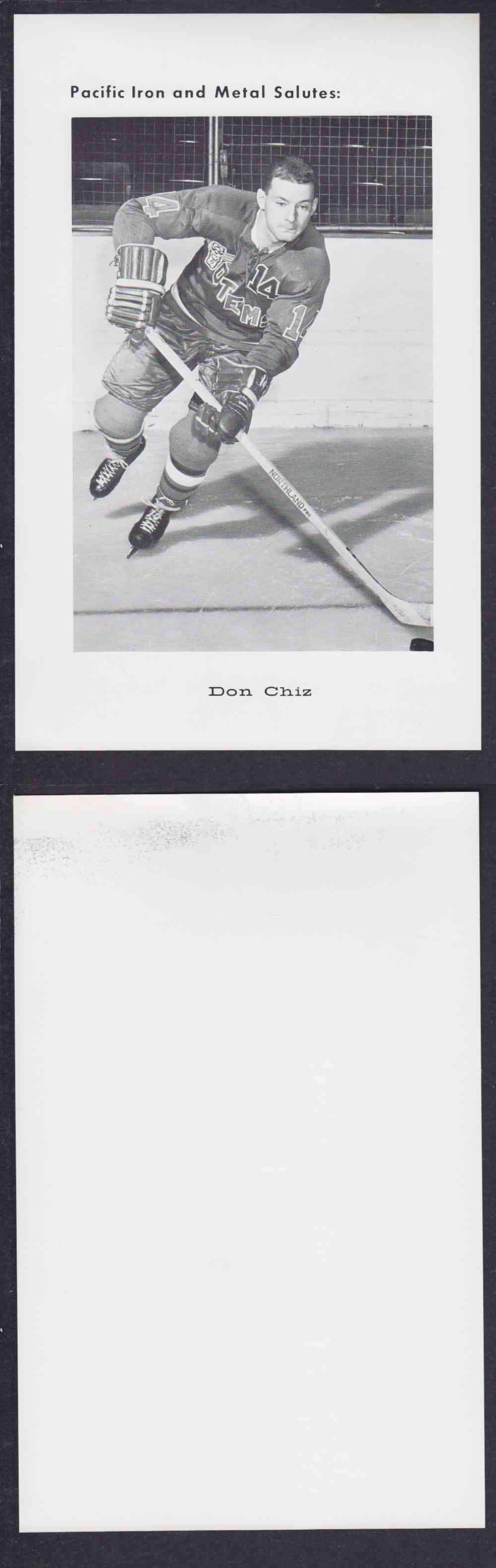 1960'S SEATTLE TOTEMS PHOTO D. CHIZ photo