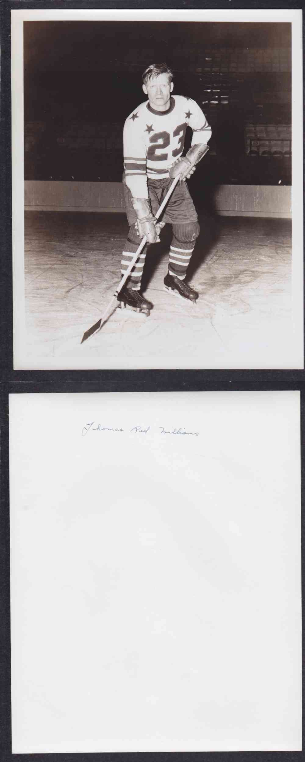 1950'S CLEVELAND BARONS PHOTO T. WILLIAMS photo