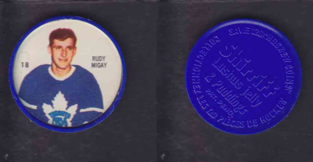 1960-61 SHIRRIFF HOCKEY COIN  #18  R. MIGAY photo