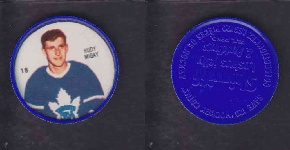 1960-61 SHIRRIFF HOCKEY COIN  #18  R. MIGAY photo