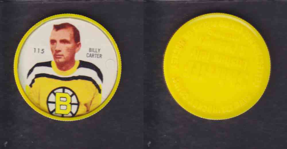 1960-61 SHIRRIFF HOCKEY COIN  #115  B. CARTER photo