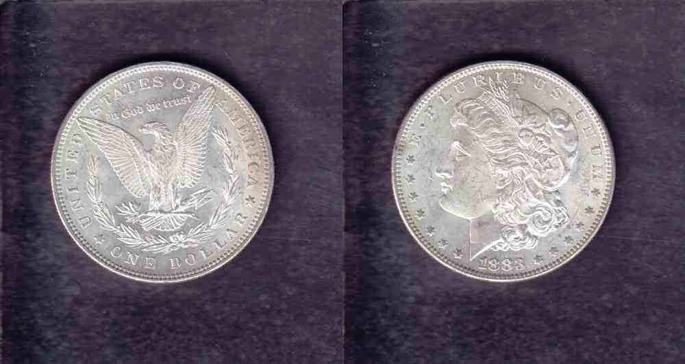 1883 UNITED STATES 1$ .800 MORGAN DOLLAR photo