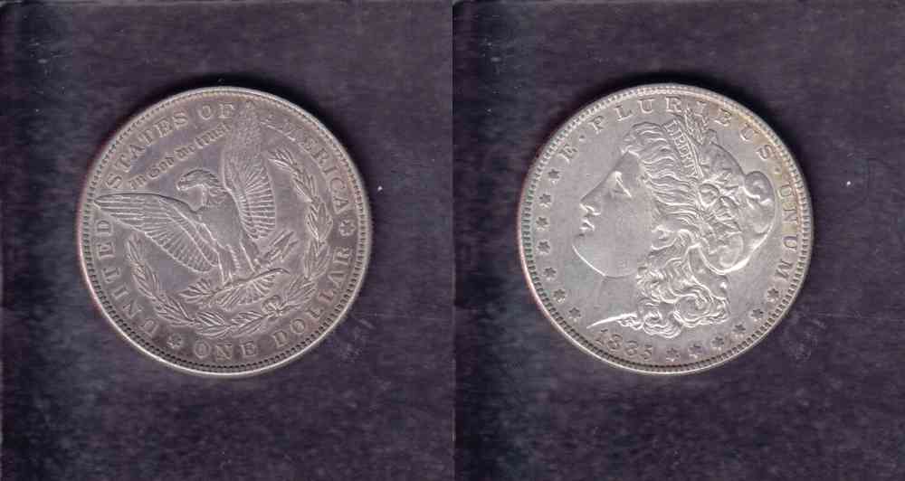 1885 UNITED STATES 1$ .800 MORGAN DOLLAR photo