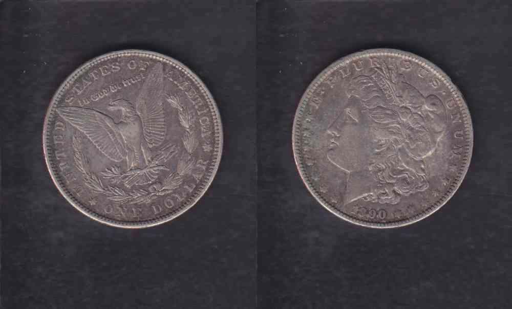 1890 UNITED STATES 1$ .800 MORGAN DOLLAR photo