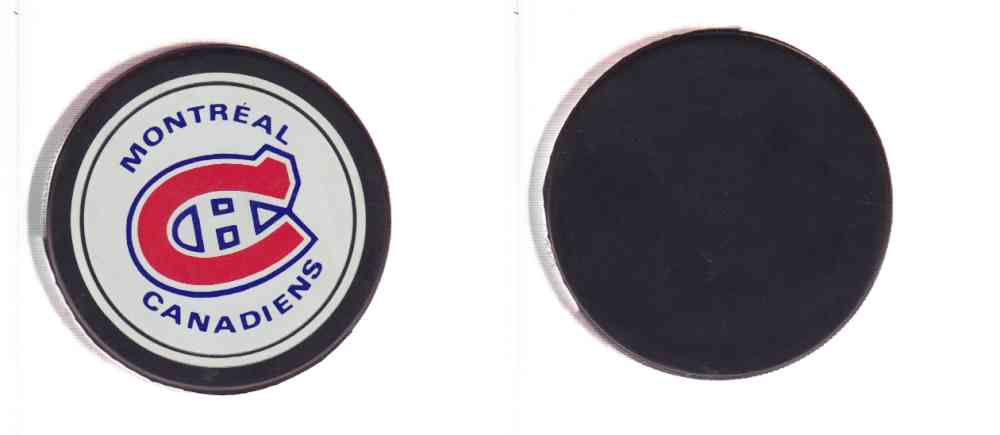1986-93 IG1 IN GLAS CO AHL MONTREAL CANADIENS GAME PUCK photo