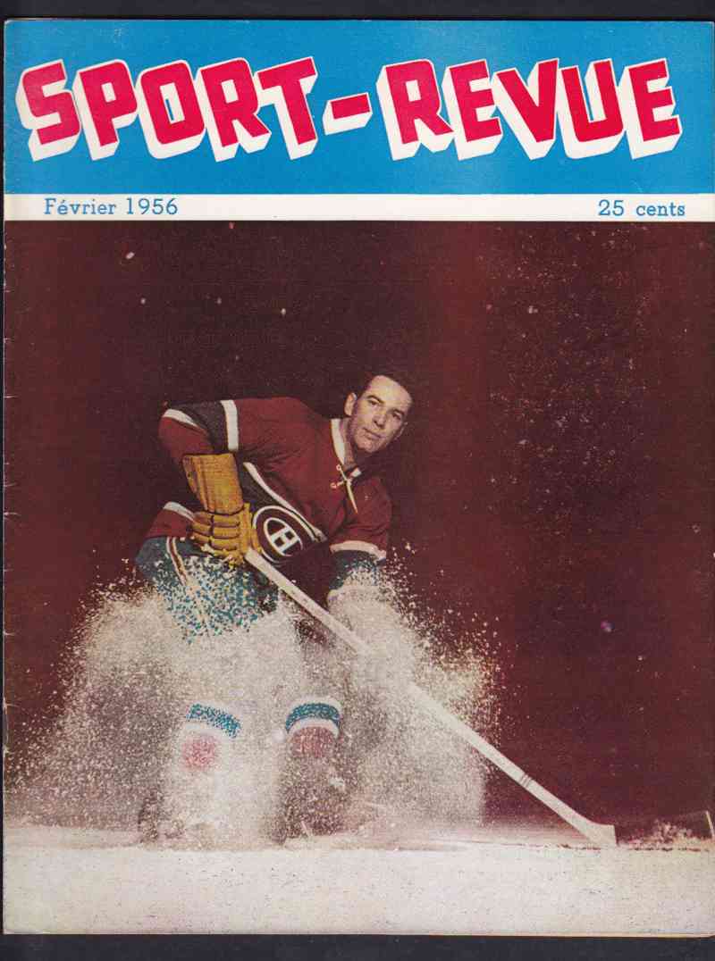 1956 LES SPORTS FULL MAGAZINE B.OLMSTEAD ON COVER photo
