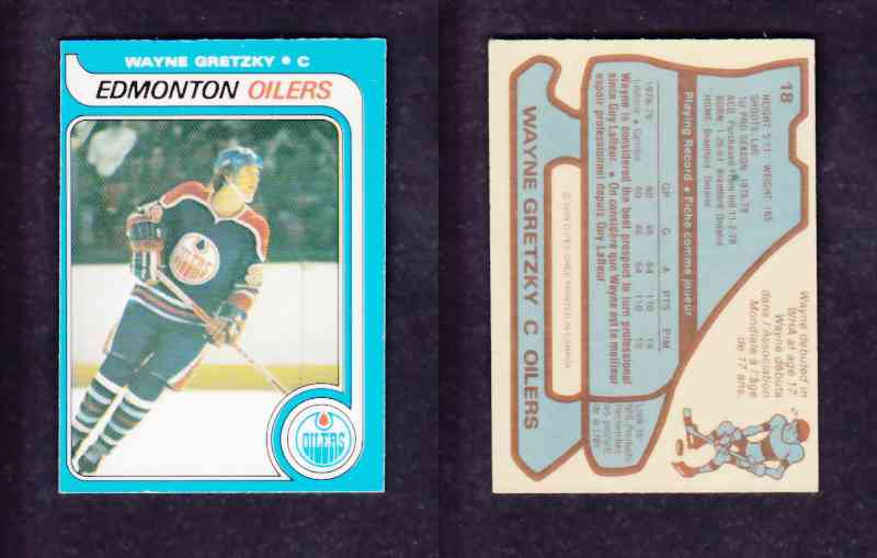 1979-80 O-PEE-CHEE WAYNE GRETZKY ROOKIE CARD #18 photo
