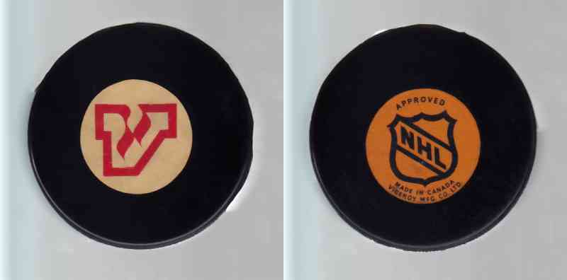 1975-83 NHL VICEROY ATLANTA FLAMES GAME PUCK photo