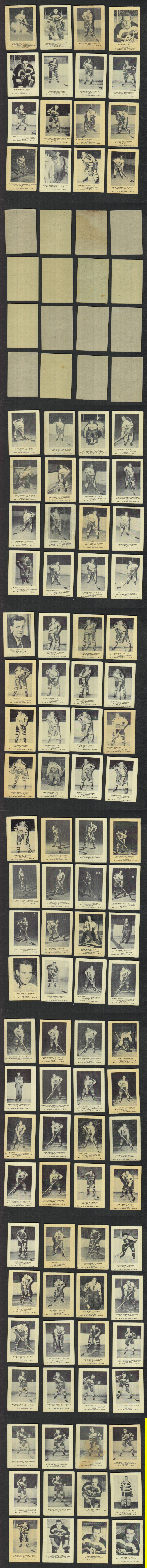 1951-52 LAVAL DAIRY HOCKEY CARD FULL SET 109/109 photo 1951-52 LAVAL DAIRY HOCKEY CARD FULL SET 109/109 photo