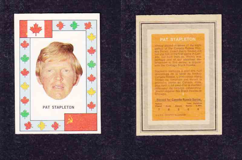 1972-73 O-P-C TEAM CANADA P. STAPLETON photo