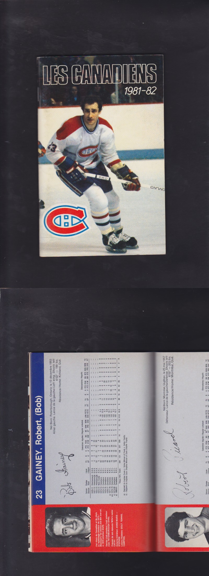 1981-82 MONTREAL CANADIENS YEARBOOK photo