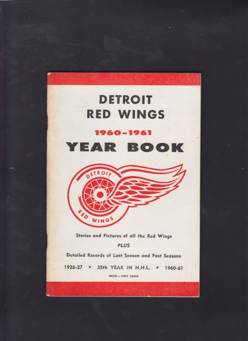 1960-61 DETROIT RED WINGS YEARBOOK photo