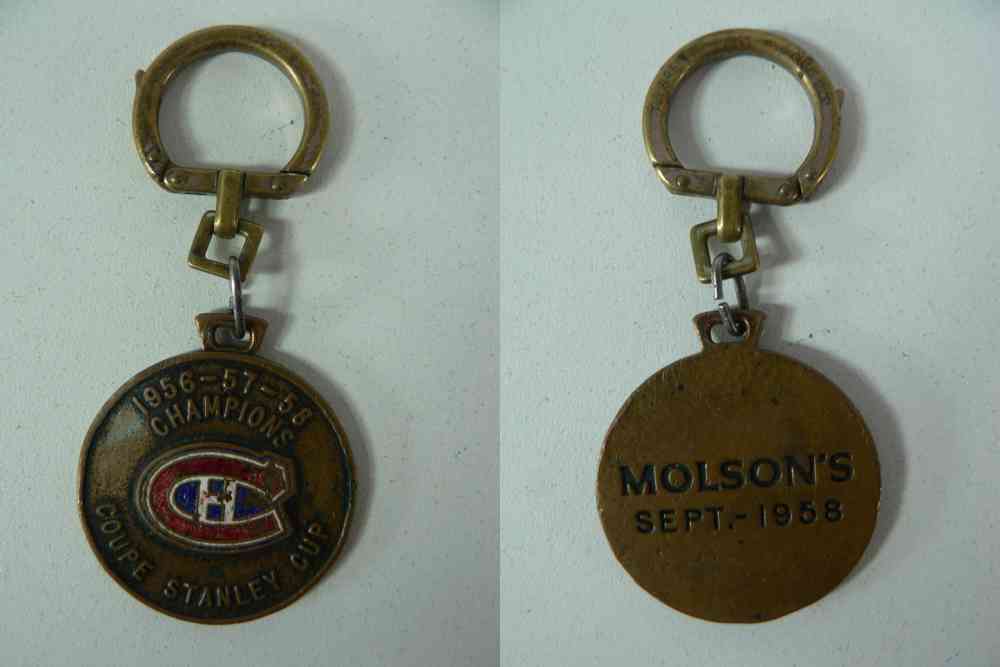 1958 MONTREAL CANADIENS STANLEY CUP KEYCHAIN photo