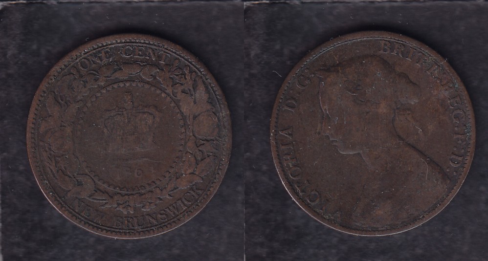 1864 CANADA NEW BRUNSWICK 0.01$ CENT COIN photo 1864 CANADA NEW BRUNSWICK 0.01$ CENT COIN photo