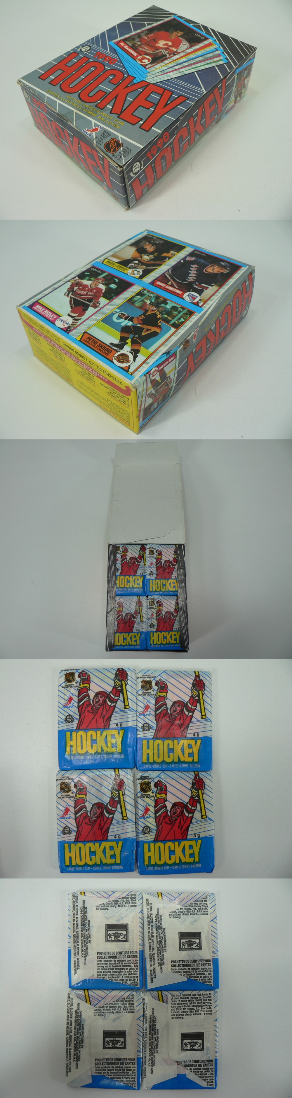 1989-90 O-PEE-CHEE WAX PACK BOX photo