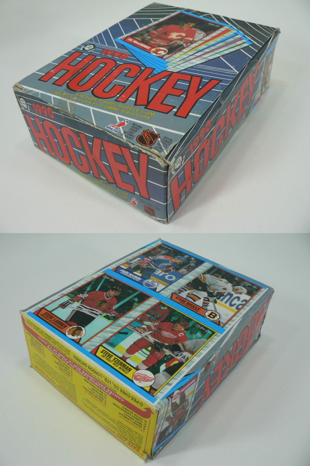 1989-90 O-PEE-CHEE WAX PACK BOX photo