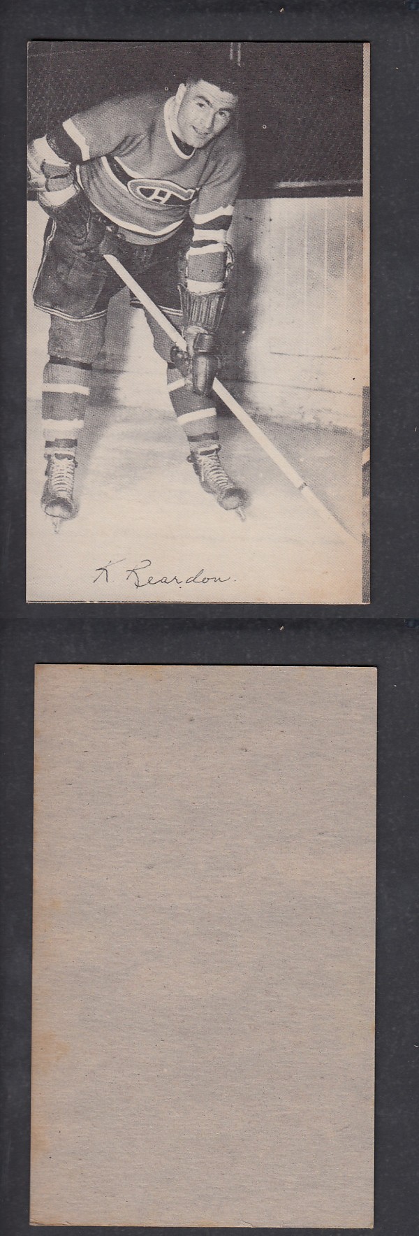 1948-52 EXHIBITS HOCKEY CARD K. REARDON photo