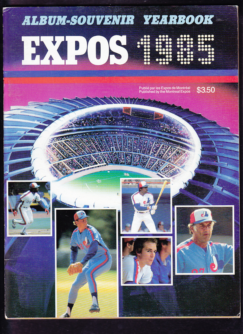1985 MONTREAL EXPOS YEARBOOK photo
