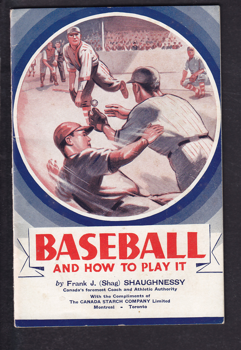 1936 CROW BRAND BASEBALL HOW TO PLAY IT BOOKLET photo