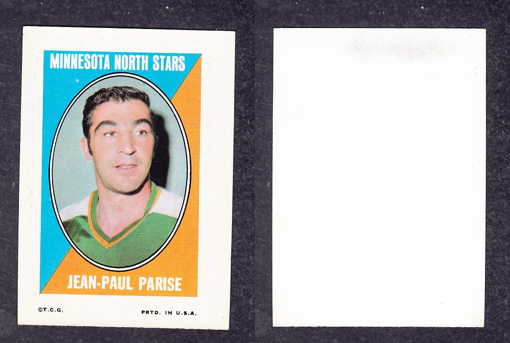 1970-71 O-PEE-CHEE STICKER STAMPS J-P. PARISE photo