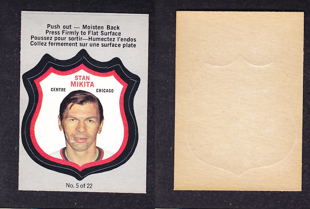 1972-73 O-PEE-CHEE PLAYER CRESTS #5 S. MIKITA photo