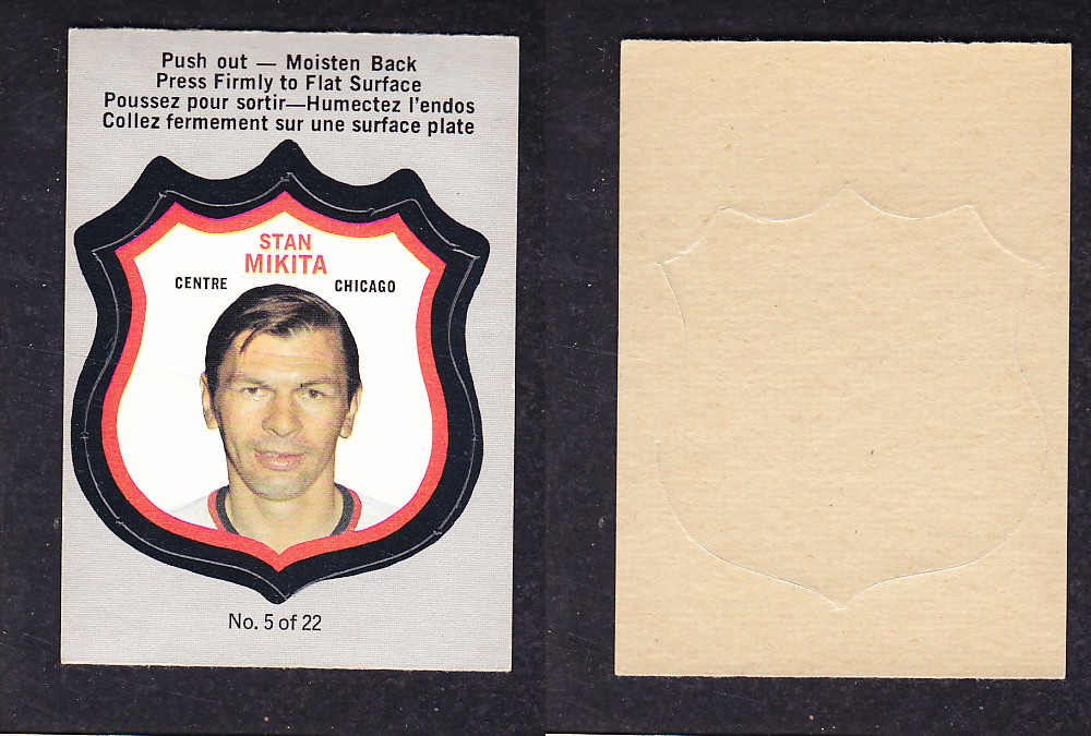 1972-73 O-PEE-CHEE PLAYER CRESTS #5 S. MIKITA photo