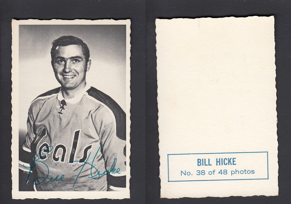 1970-71 O-PEE-CHEE DECKLE EDGE #38 B. HICKE photo