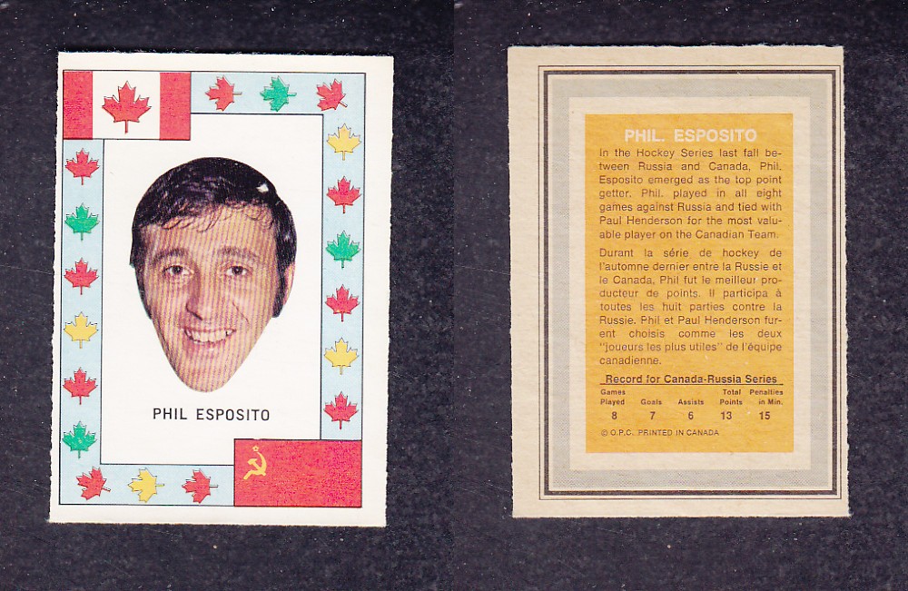 1972 O-PEE-CHEE TEAM CANADA P. ESPOSITO photo