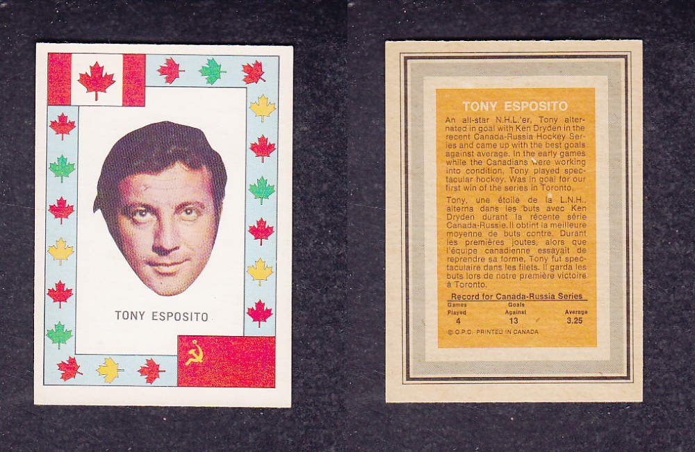 1972 O-PEE-CHEE TEAM CANADA T. ESPOSITO photo