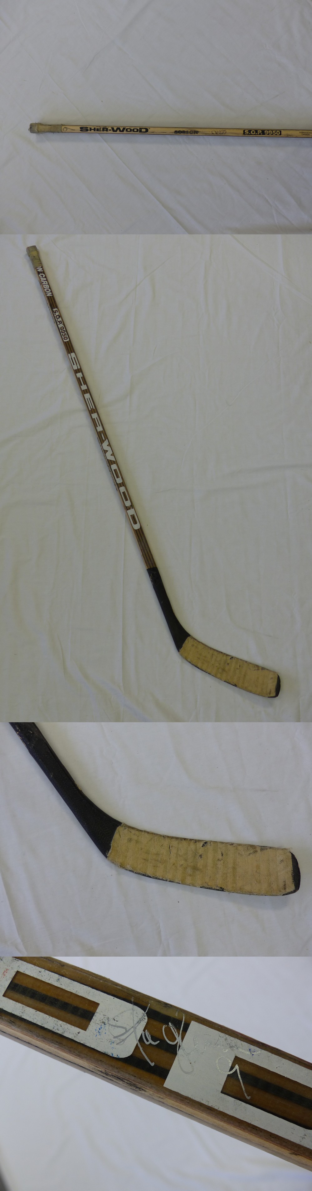 1980 MONTREAL CANADIENS S. CORSON GAME USED STICK photo