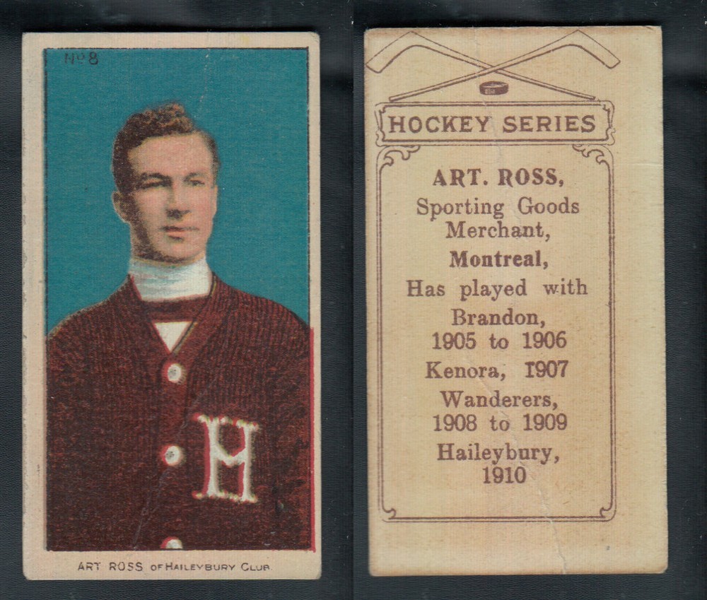 1910-11 C56 IMPERIAL TOBACCO HOCKEY CARD #8 A. ROSS photo
