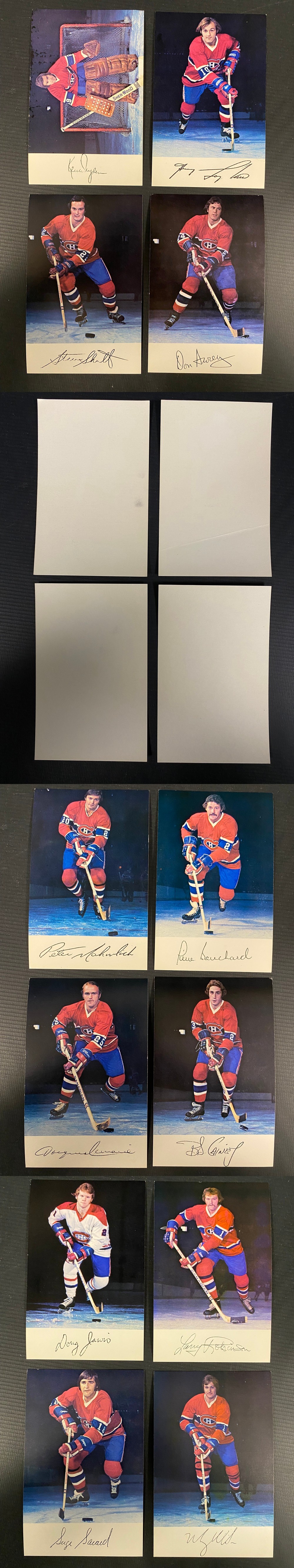1975-76 MONTREAL CANADIENS TEAM POST CARD FULL SET 20/20 photo