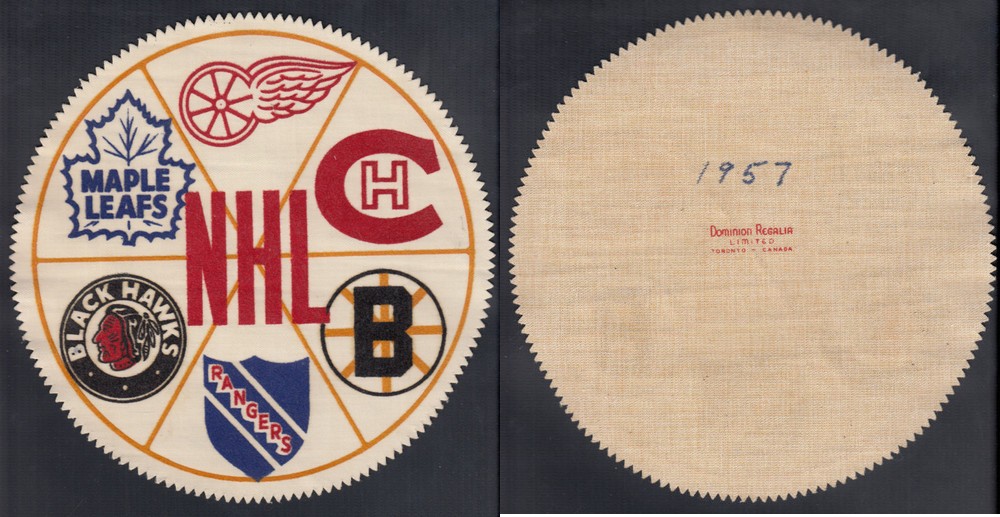 1957-58 STAR WEEKLY NHL CREST photo
