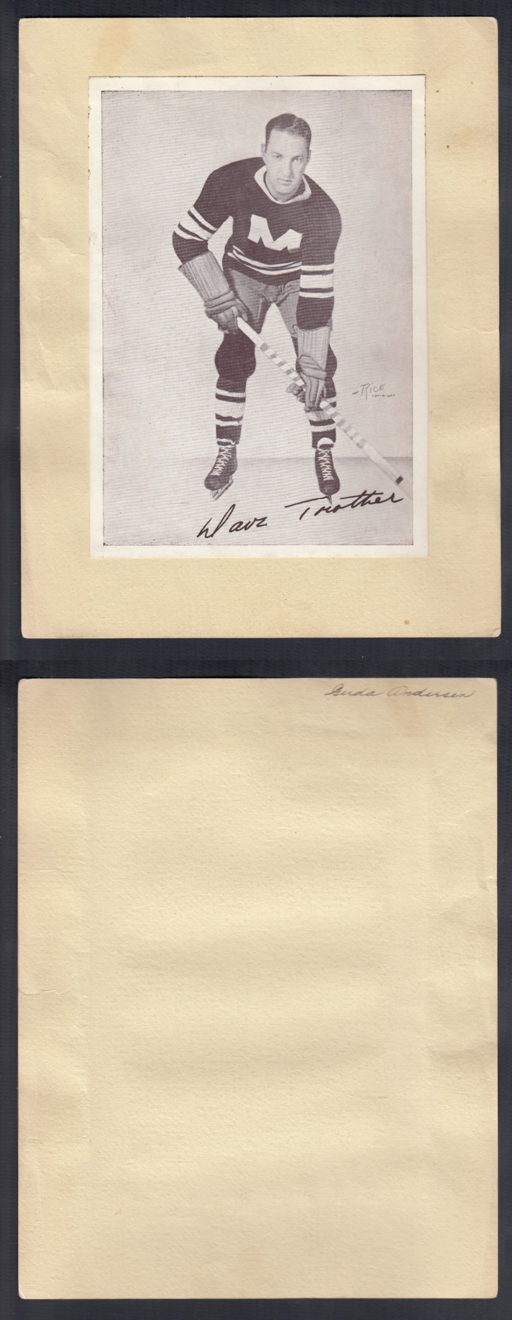 1935-40 CROWN BRAND W. TROTTIER photo