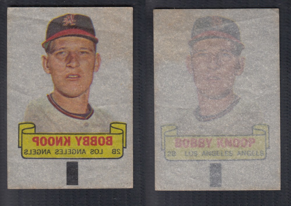 1966 TOPPS RUB-OFFS B. KNOOP photo