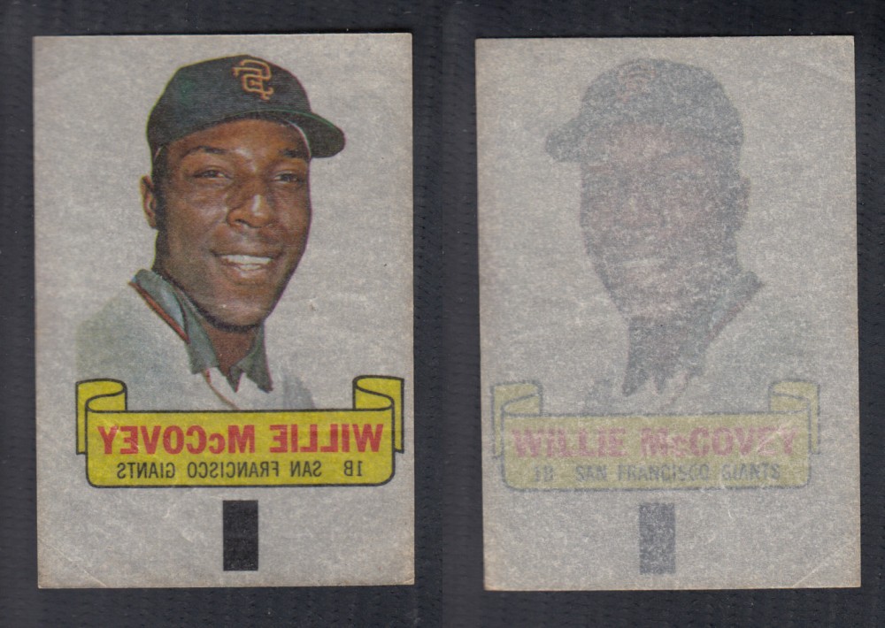 1966 TOPPS RUB-OFFS W. MCCOVEY photo