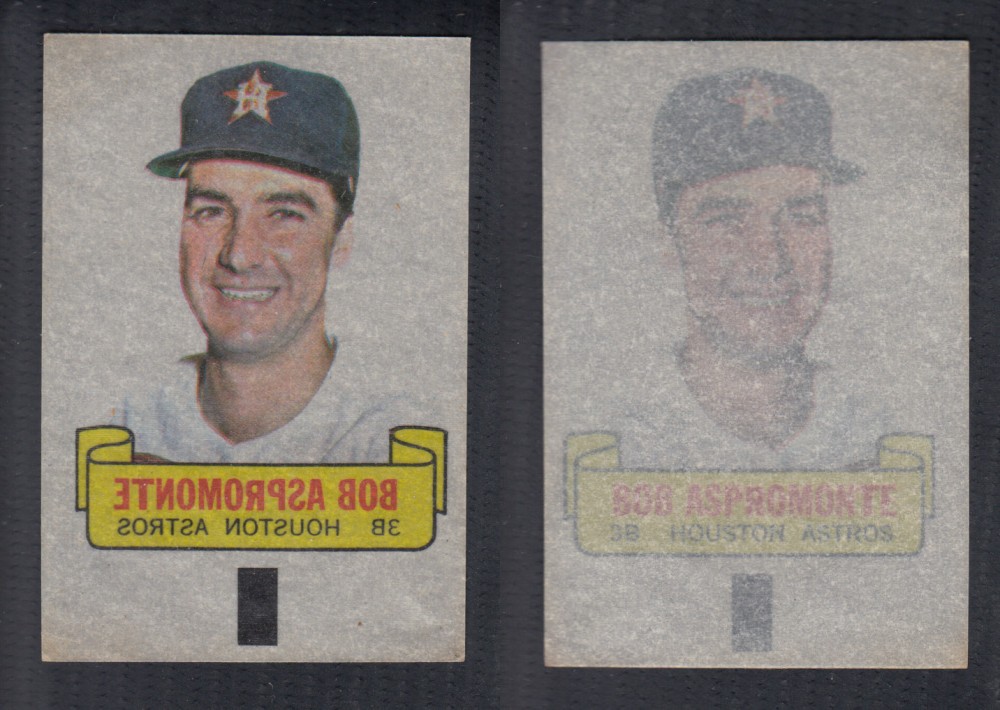 1966 TOPPS RUB-OFFS B. ASPROMONTE photo