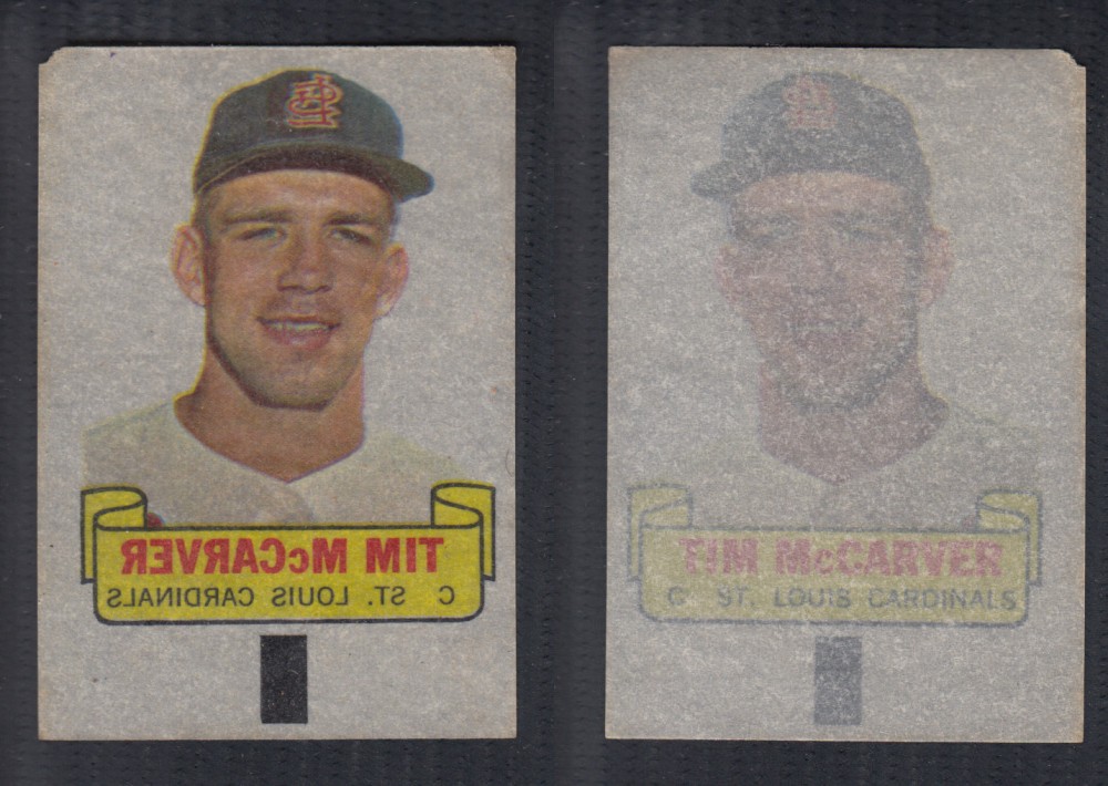 1966 TOPPS RUB-OFFS T. MCCARVER photo