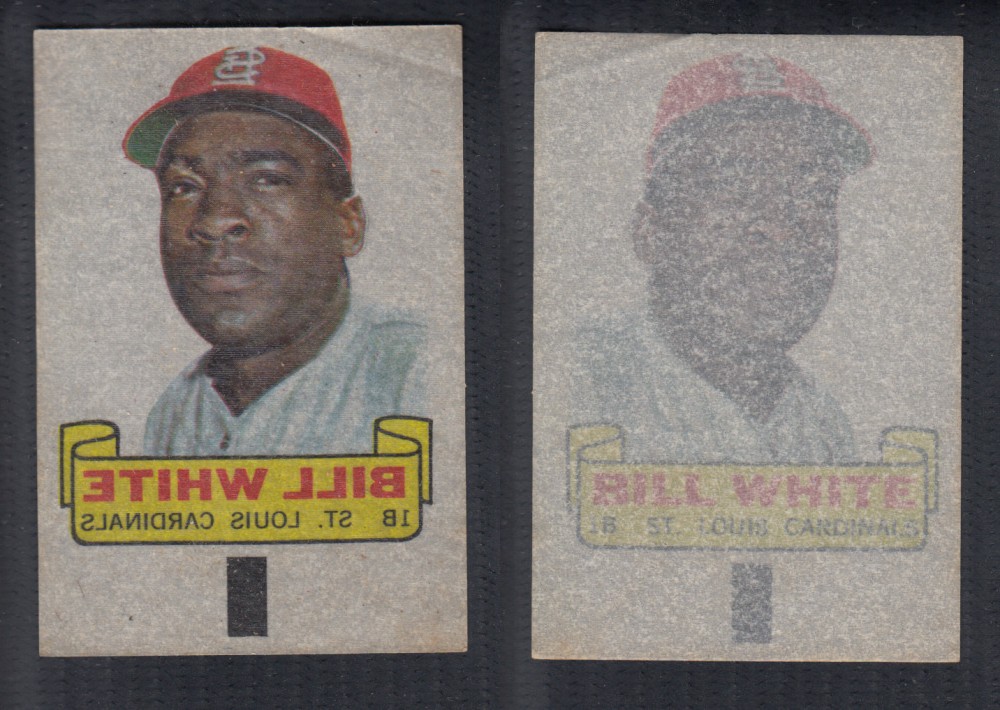 1966 TOPPS RUB-OFFS B. WHITE photo