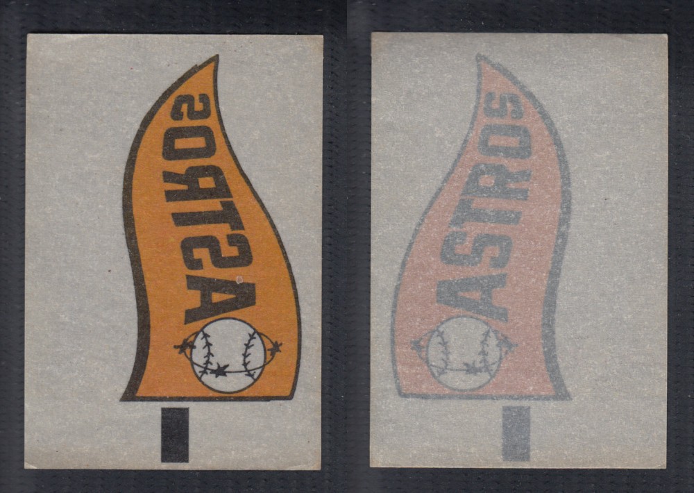 1966 TOPPS RUB-OFFS ASTROS PENNANT photo