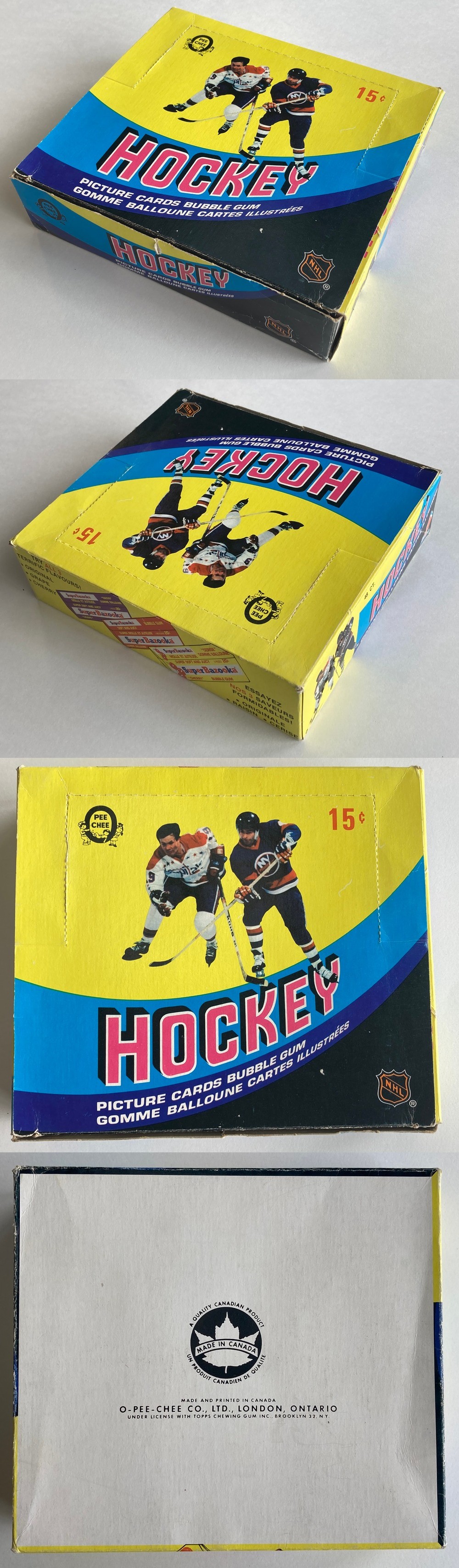 1978-79 O-PEE-CHEE HOCKEY CARD DISPLAY BOX photo